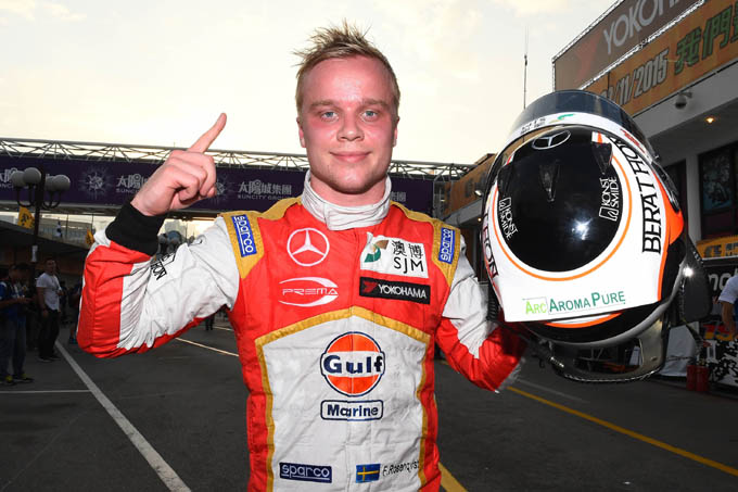 F3 Macau GP Felix Rosenqvist